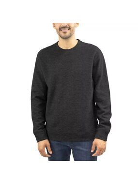 Jachs New York Wool Blend Men's L Black Crewneck Sweatshirt  d1712